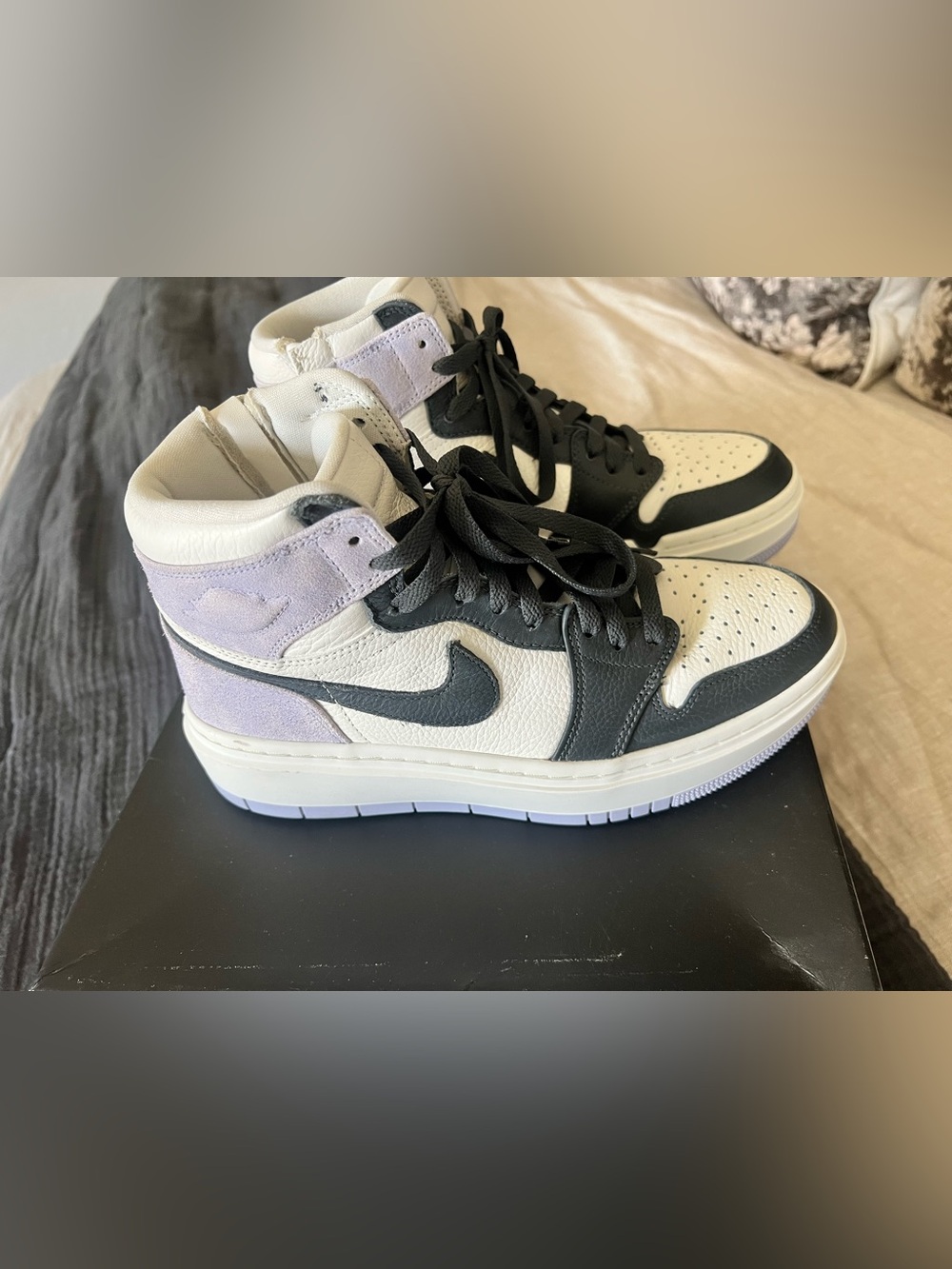 Air Jordan 1 elevate high titanium grey sail wmns size 8.5